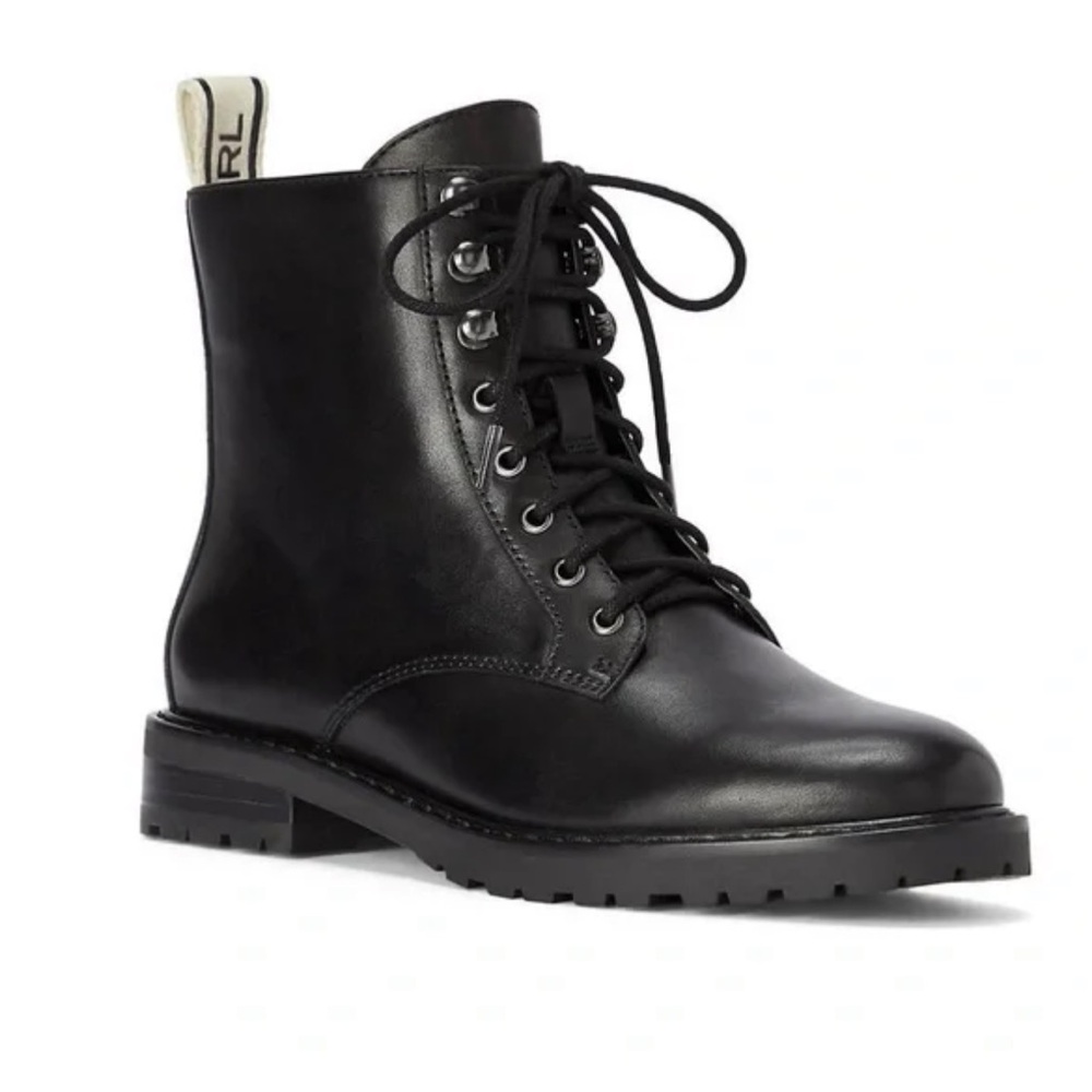 Lauren by Ralph Lauren Black Leather Woman’s Boots originally $225